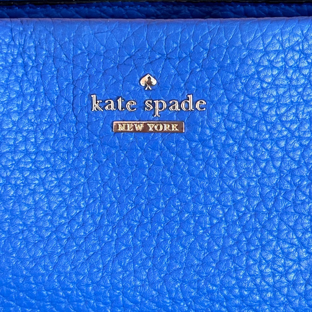 Kate Spade Blue and Cream Satchel - Picture 11 of 15